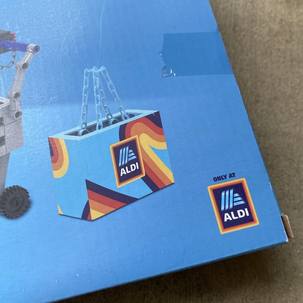 Aldi Play Cart and Bag Building Blocks Toy 360 Pieces NEW Exclusive Hard To Find - Picture 4 of 5